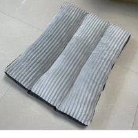 HKM-8137277 Removable and Washable Pet Sleeping Cushion in Silver, Green, and Blue Grey Options