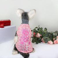 HKM-8137789 Schnauzer Summer Cotton Vest with Bright Diamond Design in Multiple Colors