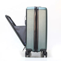 HKM-813779 Smart Carry-On Trolley Bag with Laptop Compartment and Front Pocket Design