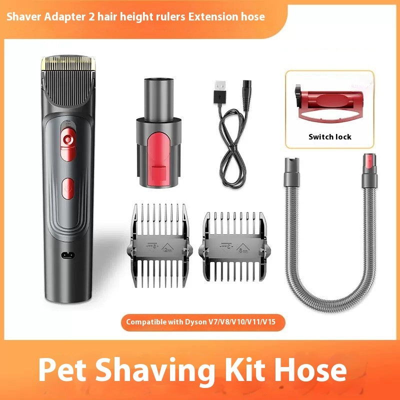 HKM-8138813 Pet Grooming Suction Head Accessories Set for Shaving and Brushing Various Coat Lengths