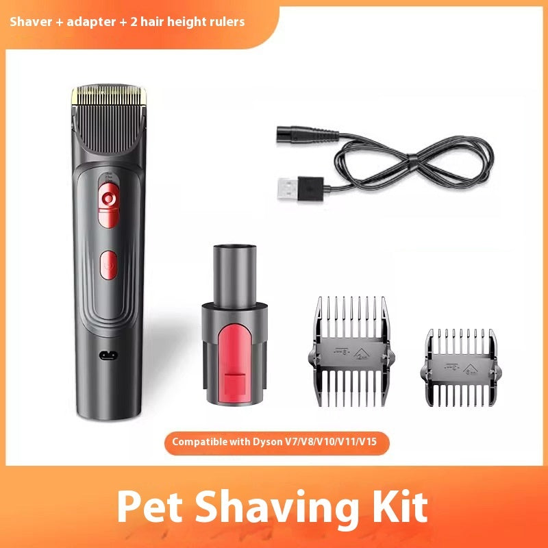 HKM-8138813 Pet Grooming Suction Head Accessories Set for Shaving and Brushing Various Coat Lengths