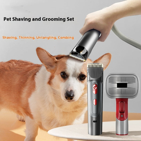 HKM-8138813 Pet Grooming Suction Head Accessories Set for Shaving and Brushing Various Coat Lengths