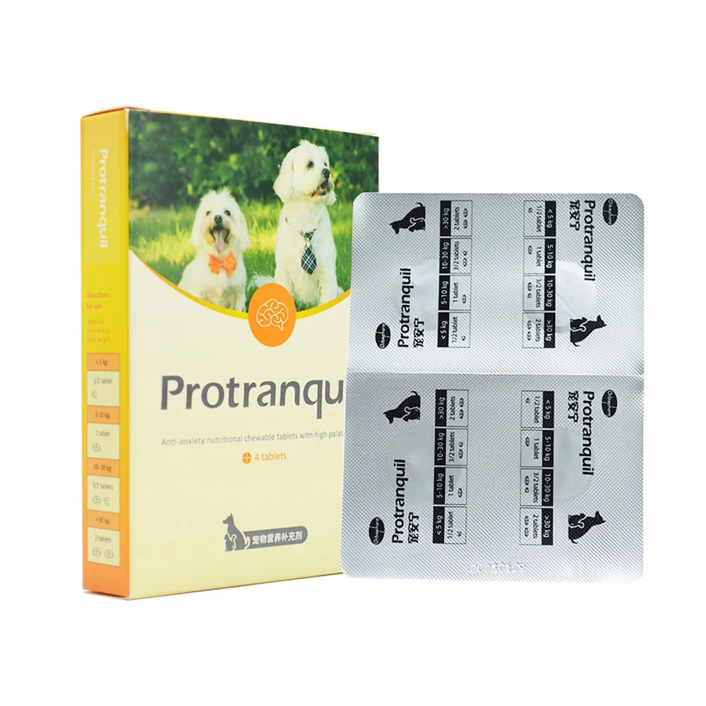 HKM-813907 Calming Treats Tablets for Dogs and Cats - Effective Anxiety Relief and Stress Reduction