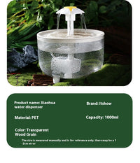 HKM-8139197 Automatic Cat Water Fountain with Constant Temperature and 1000ml Capacity