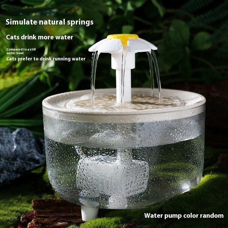 HKM-8139197 Automatic Cat Water Fountain with Constant Temperature and 1000ml Capacity