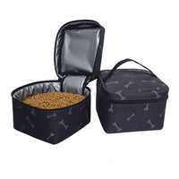 HKM-8139453 Multi-Functional Black Cartoon Pet Travel Bag - Comfortable and Durable Polyester Design