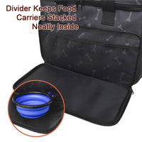 HKM-8139453 Multi-Functional Black Cartoon Pet Travel Bag - Comfortable and Durable Polyester Design