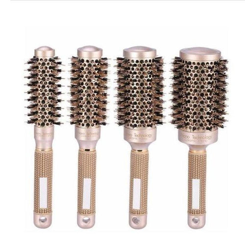 HKM-814035 Professional Plastic and Nylon Hair Brush - 30.4cm, Lightweight Design for Daily Use