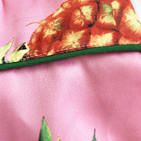 HKM-8141373 Casual Cotton Shirt for Pets - Pink Pineapple Design - Multiple Sizes Available