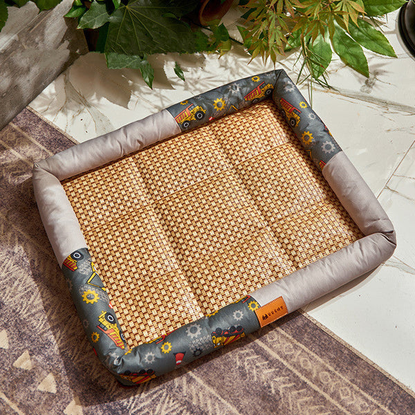 HKM-8143037 Summer Cooling Dog Mat - Soft Non-Woven Fabric in Multiple Colors and Sizes