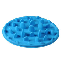 HKM-8143165 Interactive Slow Feeding Bowl for Cats and Small Dogs - Stimulates Mind and Reduces Eating Speed