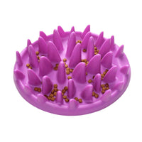 HKM-8143165 Interactive Slow Feeding Bowl for Cats and Small Dogs - Stimulates Mind and Reduces Eating Speed