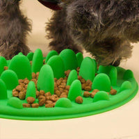 HKM-8143165 Interactive Slow Feeding Bowl for Cats and Small Dogs - Stimulates Mind and Reduces Eating Speed
