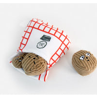HKM-8143805 Interactive Snuffle Toy with Sounding Elements for Dogs - Includes Peanuts and Walnuts for Sniffing Games