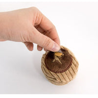 HKM-8143805 Interactive Snuffle Toy with Sounding Elements for Dogs - Includes Peanuts and Walnuts for Sniffing Games