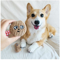 HKM-8143805 Interactive Snuffle Toy with Sounding Elements for Dogs - Includes Peanuts and Walnuts for Sniffing Games