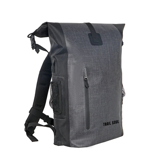 HKM-814419 TPU Waterproof Roll Top Backpack for Water Sports, Hiking, and Travel