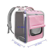 HKM-8145213 Breathable Portable Cat Travel Backpack with Embossed Design