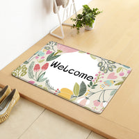 HKM-814611 Cartoon Non-Slip Absorbent Bath Mat for Home Entrance, Bedroom, and Living Room - Machine Washable