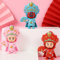 HKM-814675 Sichuan Opera Face Change Traditional Cultural Action Figure Doll