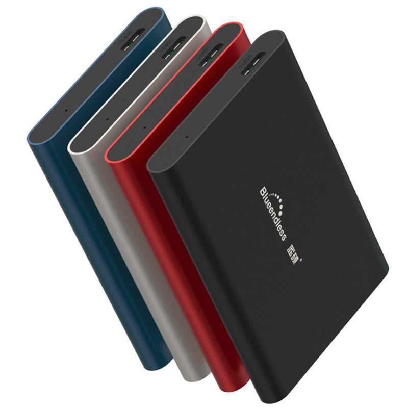 HKM-814739 High-Speed Metal Mobile Hard Disk - 2.5 Inch USB 3.0, 5400RPM, Available in Blue, Red, Black, Silver