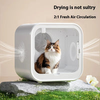 HKM-814803 Automatic Pet Hair Dryer with Soothing Window for Dogs and Cats, Eco-Friendly Plastic Design