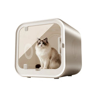 HKM-814803 Automatic Pet Hair Dryer with Soothing Window for Dogs and Cats, Eco-Friendly Plastic Design