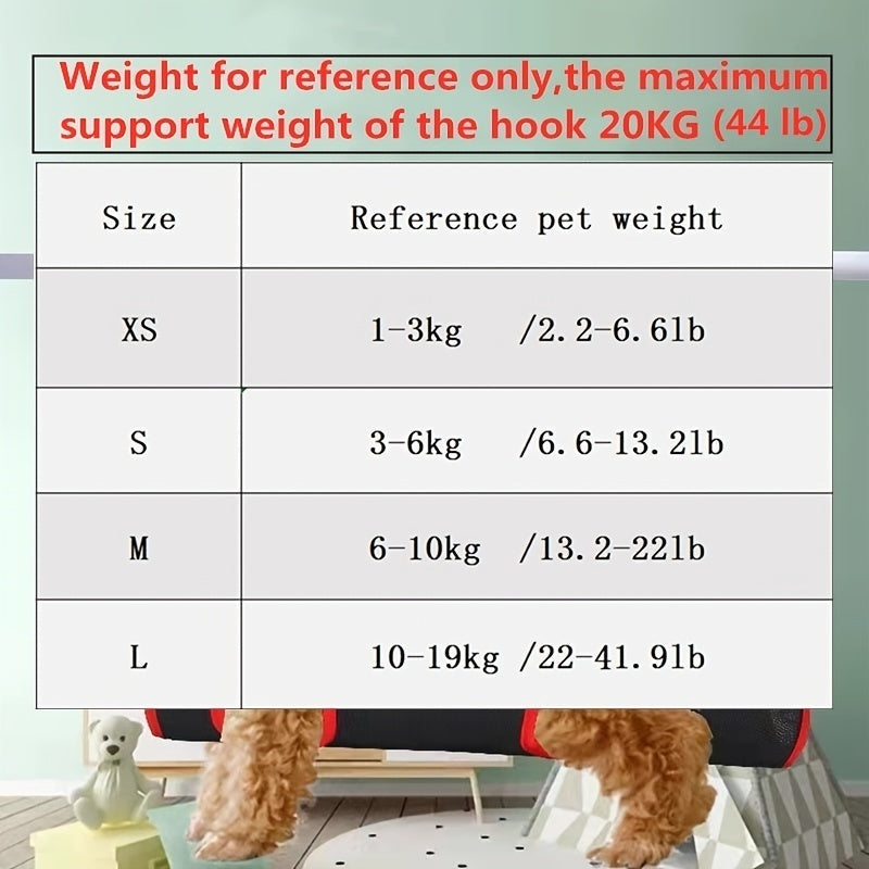 HKM-8148413 Pet Grooming Hammock for Cats and Dogs - Nail Trimming Restraint Bag for Bathing and Grooming