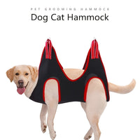 HKM-8148413 Pet Grooming Hammock for Cats and Dogs - Nail Trimming Restraint Bag for Bathing and Grooming
