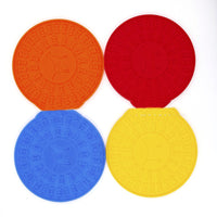HKM-8148925 Silicone Pet Licking Mat for Bath Time Fun - 15cm Round Design