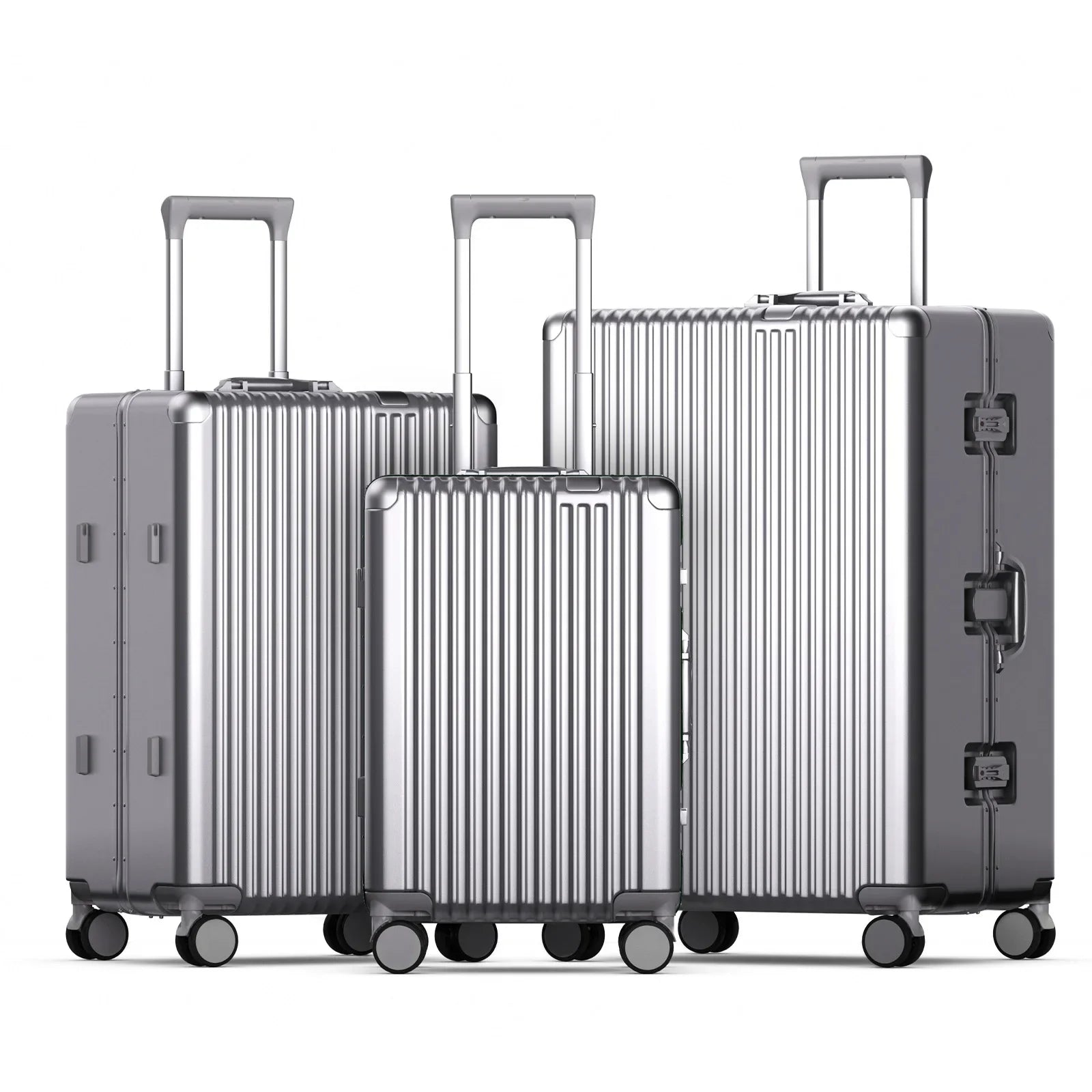 HKM-814931 20 Inch Carry-On PC Trolley Case with Aluminium Frame for Stylish Travel