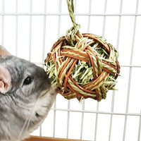 HKM-814995 Natural Grass Molar Stick for Chinchillas, Rabbits, and Guinea Pigs - 100mm