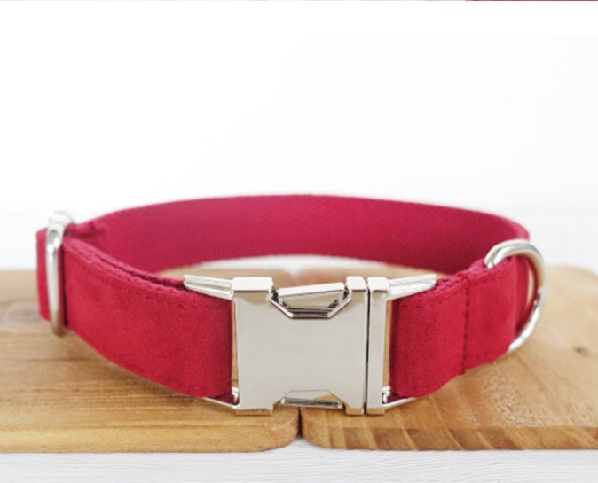 HKM-8150717 Durable Polyester Dog Traction Collar for Secure Leash Control