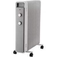 HKM-815315 Portable Oil-Filled Radiator Heater with Adjustable Thermostat and 24-Hour Timer, Ideal for Home and Office Use