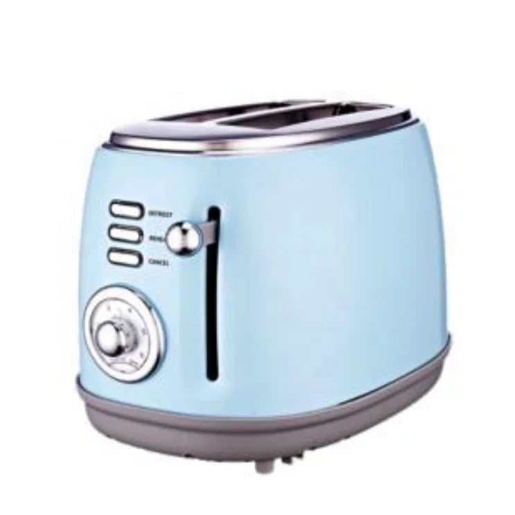 HKM-815443 2-Slice Electric Toaster with Removable Crumb Tray for Household and Commercial Use