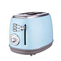 HKM-815443 2-Slice Electric Toaster with Removable Crumb Tray for Household and Commercial Use