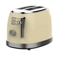 HKM-815443 2-Slice Electric Toaster with Removable Crumb Tray for Household and Commercial Use