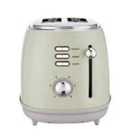 HKM-815443 2-Slice Electric Toaster with Removable Crumb Tray for Household and Commercial Use