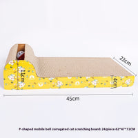 HKM-8154685 Cat Scratch Board - Innovative Corrugated Paper Designs for Claw Grinding