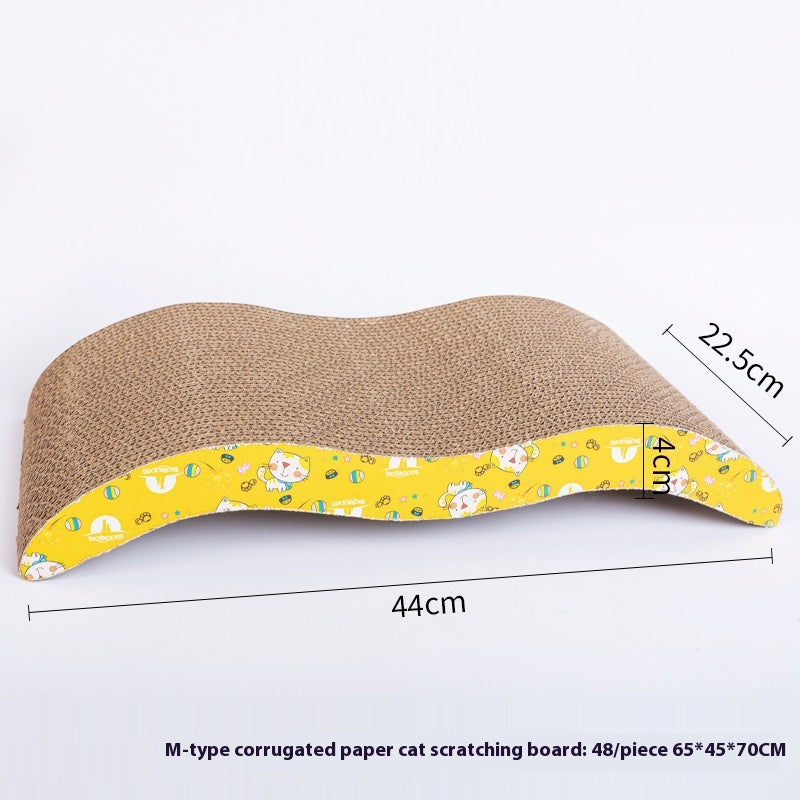 HKM-8154685 Cat Scratch Board - Innovative Corrugated Paper Designs for Claw Grinding