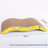 HKM-8154685 Cat Scratch Board - Innovative Corrugated Paper Designs for Claw Grinding