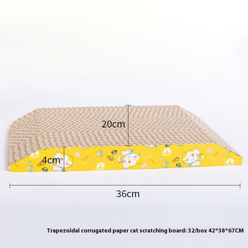 HKM-8154685 Cat Scratch Board - Innovative Corrugated Paper Designs for Claw Grinding