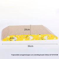 HKM-8154685 Cat Scratch Board - Innovative Corrugated Paper Designs for Claw Grinding