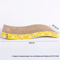 HKM-8154685 Cat Scratch Board - Innovative Corrugated Paper Designs for Claw Grinding