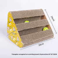 HKM-8154685 Cat Scratch Board - Innovative Corrugated Paper Designs for Claw Grinding