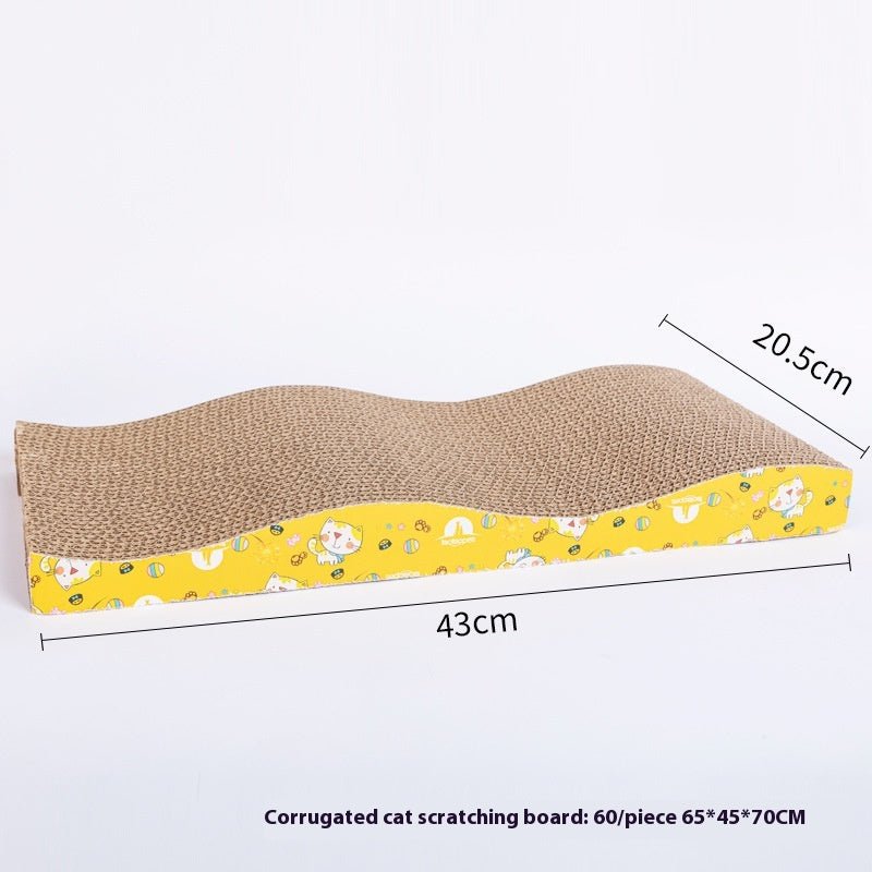 HKM-8154685 Cat Scratch Board - Innovative Corrugated Paper Designs for Claw Grinding