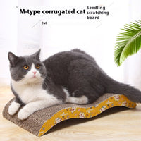 HKM-8154685 Cat Scratch Board - Innovative Corrugated Paper Designs for Claw Grinding