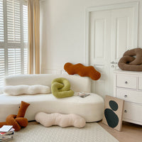HKM-815507 Curved and Twisted Soft Cushion for Bedside Support, Various Colors Available