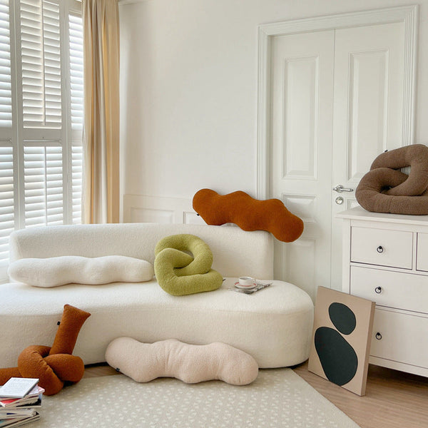 HKM-815507 Curved and Twisted Soft Cushion for Bedside Support, Various Colors Available