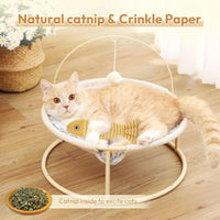 HKM-8155965 Catnip Interactive Fish Toys - 3 Piece Set for Indoor Cats and Kittens, Self-Play Exercise Kicker